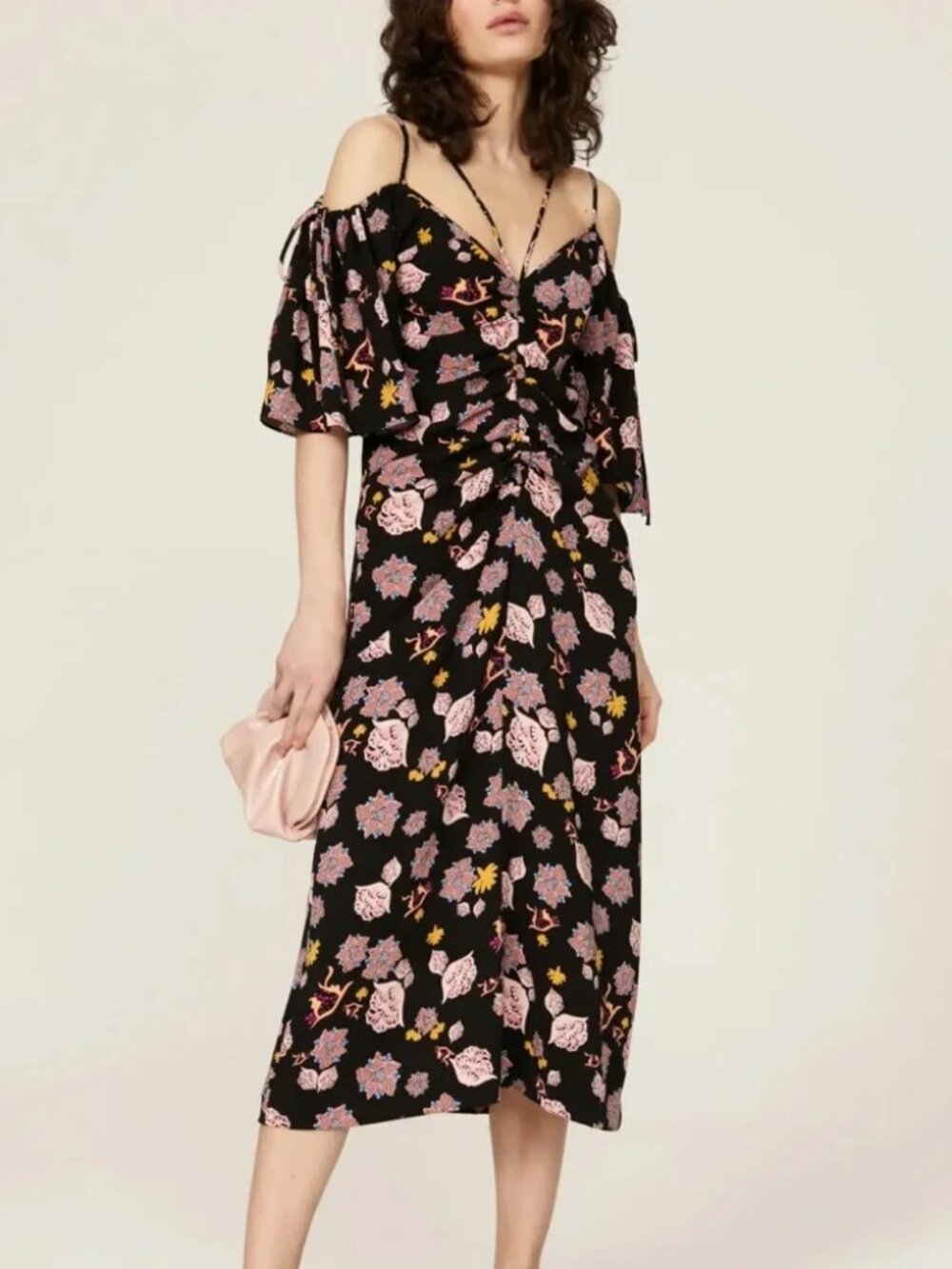 Hofmann Copenhagen Gorgeous Sasha dress strappy airy sweetheart midi party  6